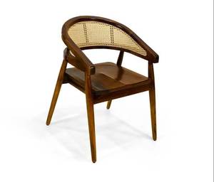Chaise de salle à manger en rotin, teck, sungkai, acajou, de style classique moderne, inspirée de l'agronomie, nouvelle sortie, vente chaude - Product Image 5