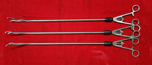 Ensemble de pinces Debakey Satinsky, instruments chirurgicaux manuels de haute qualité, tige de 5 mm et 10 mm en acier métallique - Product Image 2