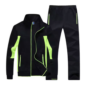 Venta al por mayor de los hombres de calidad Premium Tech Fleece Chándal 100% Algodón Térmico Sweatsuit Set de calidad Premium Hombres Sudadera con capucha de invierno - Product Image 3