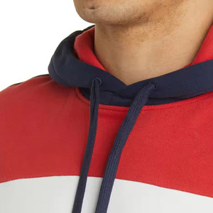 Sweat-shirts à capuche pour hommes en tissu personnalisé respirant, à séchage rapide, écologique, anti-rétrécissement, brodés, de haute qualité en polaire - Product Image 4