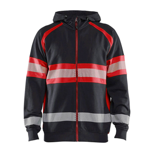 Sudaderas con capucha de seguridad personalizadas de poliéster 100% superventas, impermeables, transpirables con técnica de teñido liso para invierno - Product Image 1