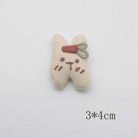 Appliques en tissu brodé en gros, motifs animaux (cignes, lapins, ours), sans colle, pour pinces à cheveux, vêtements, sacs et accessoires de loisirs créatifs