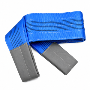 Sangle plate haute performance 8 tonnes pour la manutention de l'acier, en polyester haute ténacité avec boucles renforcées - Product Image 5