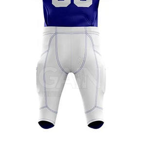 Tenues de football américain à manches courtes respirantes pour adultes, personnalisables, MOQ faible, haute qualité, uniformes d'équipe pour hommes - Product Image 6