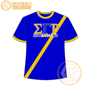 Vente en gros de t-shirt Sigma Gamma Rho pour femmes vêtements de sororité jersey de coton t-shirt respirant de haute qualité vêtements grecs pour femmes - Product Image 3
