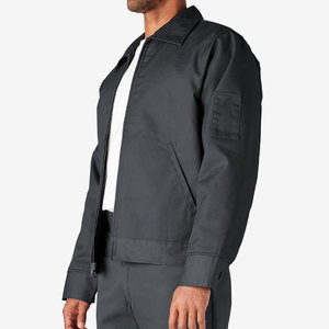 Venta al por mayor 2024 chaquetas de hombre casuales de cuello alto con cierre de cremallera abrigos de algodón chaqueta de poliéster para hombre - Product Image 3