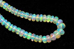 ที่ดีที่สุดคุณภาพเอธิโอเปียโอปอลลูกปัด Welo ไฟโอปอล Cabochon ลูกปัดรอบตัดโอปอลอัญมณีขนาด 3 มม.-5 มม. - Product Image 3