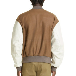 Blousons en laine pour hommes, style universitaire, décontractés, confortables, respirants, tricotés, col montant, haute qualité, design optimal, pour l'hiver - Product Image 2