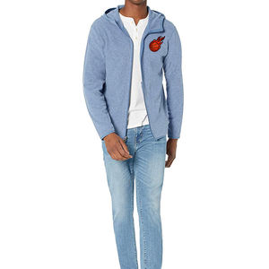 เสื้อมีฮู้ดปักลายสำหรับผู้ชายผ้าฝ้าย100% น้ำหนักเบาระบายอากาศได้ดีปรับแต่งได้อย่างมีสไตล์เป็นมิตรกับสิ่งแวดล้อม - Product Image 4