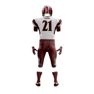 Maillot de football américain 100 % polyester respirant, grande taille, impression de logo personnalisé, vêtements d'équipe, vêtements de sport - Product Image 3