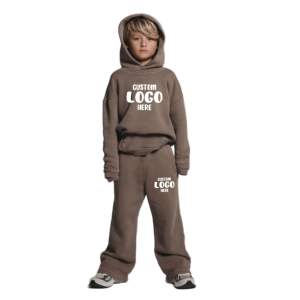 Conjunto de chándal de algodón orgánico para bebés, ropa de moda para niños, conjunto de ropa de invierno informal para bebés de 1 a 5 años 2025 - Product Image 3