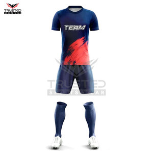 ชุดฟุตบอลพิมพ์ลายชุดฟุตบอลมาใหม่ชุดฟุตบอลตามสั่งชุดฟุตบอลคุณภาพสูง100% ผ้าโพลีเอสเตอร์ - Product Image 2