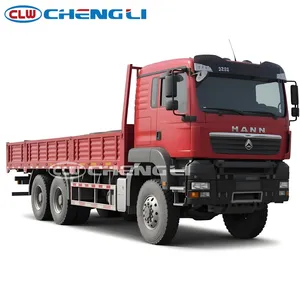 Camión de Carga Todoterreno 6x4 de 18 Toneladas Personalizado de Fábrica, Camión de Servicio Pesado con Plataforma Abatible de 270hp con Caja de Carga Grande - Product Image 5