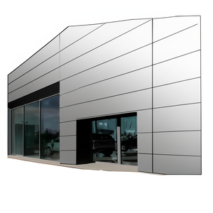 Chống cháy pvdf tráng ngoài Trời bạc <span class=keywords><strong>ACM</strong></span> tấm Composite nhôm ốp cho xây dựng mặt tiền <span class=keywords><strong>ACP</strong></span> nhôm Composite Panels - Product Image 1