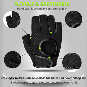 Gants de sport de haute qualité, style unique, prix bas, couleur unie, gants de fitness pour l'entraînement, logo personnalisé - Product Image 2