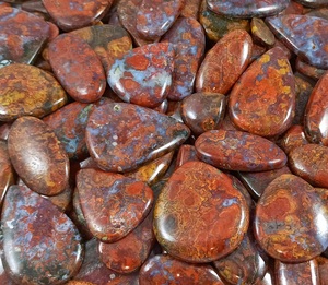 Cabujón de ágata húngara Natural, lote al por mayor, cristal curativo de cuarzo, venta al por mayor, joyería de envoltura de alambre de piedras preciosas sueltas a granel - Product Image 1