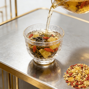 Tè alla Frutta H-027 Yunding con Longan, Datteri Rossi e Bacche di Goji, Bustine di Tè alla Frutta con Gusti Misti, Naturale e Salutare, Personalizzabile - Product Image 2