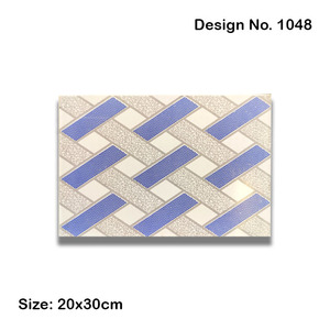 Carreaux muraux modernes 200x300mm en céramique émaillée 30x20cm Carreaux décoratifs numériques brillants pour salle de bain et cuisine 12x18 antibactérien - Product Image 2