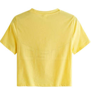 Femmes Crop Top T-Shirts 2022 Offre Spéciale Femmes Crop Top T-Shirts Ras Du Cou Crop Top T-Shirt - Product Image 2