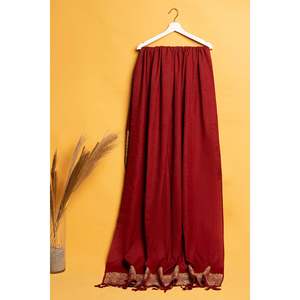 Écharpe en cachemire acrylique brodée de fleurs HATTIE pour femmes, pour l'hiver, le printemps et l'automne, pour les femmes musulmanes - Product Image 1