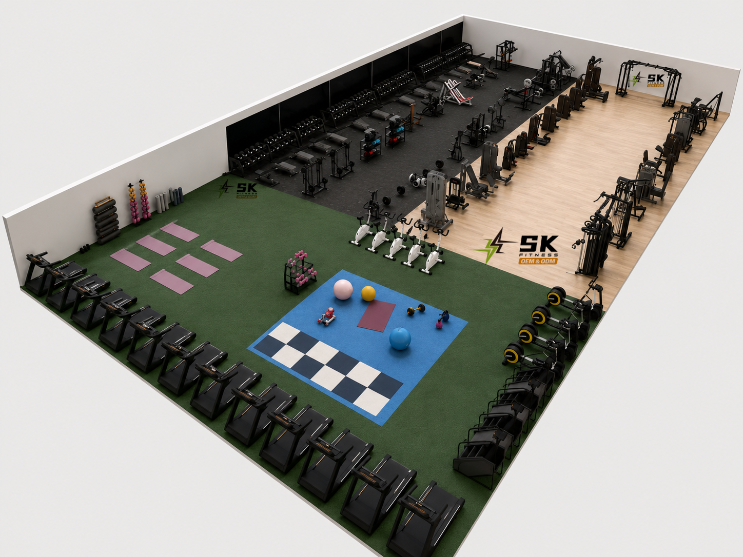 Silver-800sqm gym