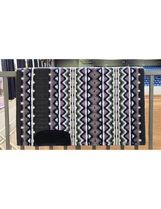 Couverture de selle occidentale en laine écologique faite à la main Tapis d'équitation personnalisable confortable et durable - Product Image 2