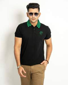 เสื้อโปโลผ้าฝ้าย100% คุณภาพสูงสำหรับผู้ชายเสื้อ220มสั่งพิมพ์ดีไซน์ล่าสุด - Product Image 1