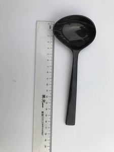 Cuillères à salade écologiques en résine, compatibles lave-vaisselle, 11 pouces, design moderne, pour la maison et la cuisine, fabriquées en Inde - Product Image 3