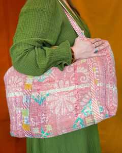 Sacs Kantha en coton vintage faits à la main - Product Image 2