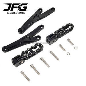 แป้นเหยียบอะลูมิเนียม CNC สำหรับผู้โดยสาร JIG E Ride Pro SS 2.0 <span class=keywords><strong>Sur</strong></span> <span class=keywords><strong>Ron</strong></span> <span class=keywords><strong>Light</strong></span> <span class=keywords><strong>Bee</strong></span> S X <span class=keywords><strong>L1E</strong></span> Segway ที่พักเท้าหลัง อุปกรณ์เสริมสำหรับรถจักรยานยนต์ - Product Image 1