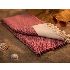 Fouta Serviette de Bain Meilleure Qualité Coton Fouta Serviette de Bain à Rayures Design Plage Hammam Serviette de Bonne Qualité Exportateur en Inde - Product Image 4