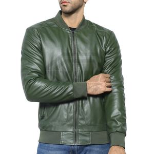 Chaqueta de cuero de manga larga para hombre de estilo callejero con cuello levantado, chaqueta de invierno atractiva - Product Image 4