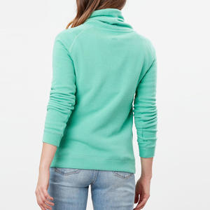 Sudaderas con capucha con hombros caídos de felpa francesa y logotipo personalizado para mujer, sudaderas con capucha lisas con logotipo personalizado de color sólido al por mayor para mujer - Product Image 2