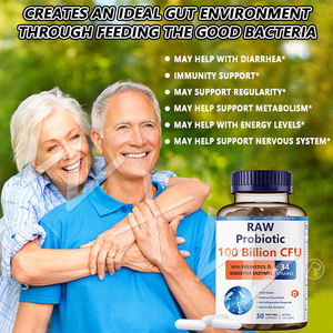 Complément alimentaire probiotique biologique de marque privée, capsules probiotiques, capsules probiotiques pour la santé - Product Image 5