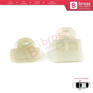 BWR5019+BWR5023 Door Window Glass Holder Connector Sash <b>Clips</b> For Corolla Prius Cruiser Hilux Matrix Vibe RX - Product Image 2