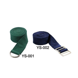 Sangle de yoga en coton doux et confortable de haute qualité pour l'entraînement à la flexibilité pour le Pilates et la physiothérapie - Product Image 2