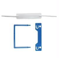 Clip en U de Plástico para Documentos, Personalizable en Color, Diseño No Magnético, Opción Autoadhesiva, Logotipo Personalizado, Oficina, Escuela