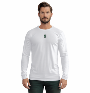 High Quality Custom T Shirt Long Sleeve 100 Cotton Screen Printed T Shirt Full Sleeve - Product Image 3