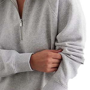 Sudadera con media cremallera de Metal de alta calidad 2025 para mujer, ropa de salón, ropa de Fitness para gimnasio para la temporada de otoño - Product Image 4