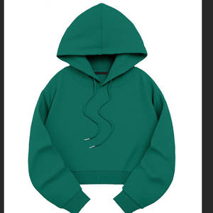 Color sólido secado rápido nuevo diseño de moda Casual Streetwear gota hombro figuras transpirable ecológico sudaderas de punto - Product Image 4