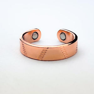 2023 Nouvelle-Zélande 3mm d'épaisseur cuivre Non magnétique Bracelet bracelet magnétique fil de cuivre rustique Simple plaine cuivre Bracelets manchette - Product Image 6