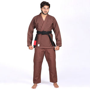 Ensembles d'uniformes de judo athlétiques, 100% coton, respirants, durables, anti-rétrécissement, légers, tissu lisse, design équilibré pour - Product Image 1