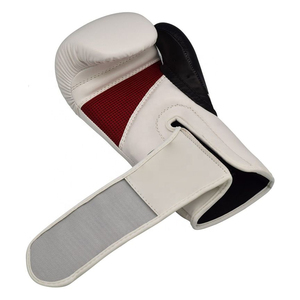 Guantes de boxeo gemelos personalizados de 14oz al por mayor para entrenamiento de MMA hechos de cuero PU para combate de Boxeo Deportivo aplicable - Product Image 3