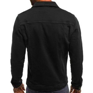 Wholesale Orange Jean <b>Jacket</b> for Men | Cotton <b>Denim</b> Button-Up Casual Outerwear Orange Slim Fit Jean <b>Jacket</b> Manufacturer Supply - Product Image 6