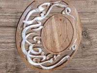 Plateaux de service en nacre de haute qualité, support décoratif de luxe en nacre pour le Ramadan, l'Aïd, fabriqué en Inde, vente en gros