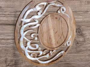 Plateaux de service en nacre de haute qualité, support décoratif de luxe en nacre pour le Ramadan, l'Aïd, fabriqué en Inde, vente en gros - Product Image 4