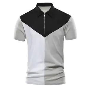 Men's Lightweight Vertical Stripe Polo Shirt Season Spring,Fall/Autumn,Summer Casual Style Polo Shirt