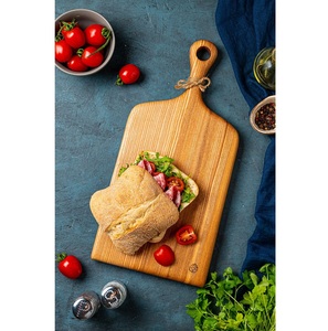 Tabla de cortar de madera creativa India Rectángulo literario japonés Pan de madera de acacia Tabla de cortar de madera ecológica - Product Image 1