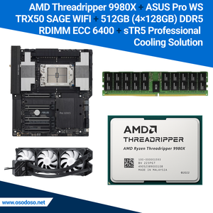 Conjunto AMD Threadripper 9980X + Pro WS TRX50 SAGE WIFI 256GB/512GB DDR5 - Product Image 2