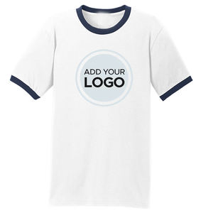 Venta al por mayor de diseño personalizado para hombre Ringer Camiseta de manga corta - Product Image 4